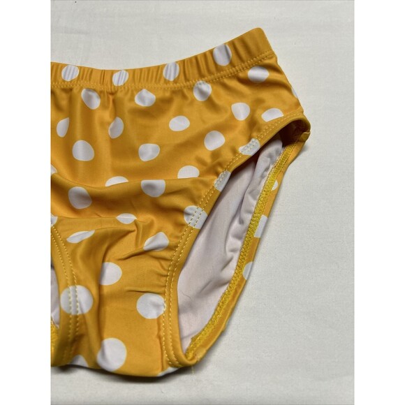 Younger Tree Size 2T-3T Yellow White Polka Dot 2 Piece Swimsuit - NWT - Picture 7 of 11